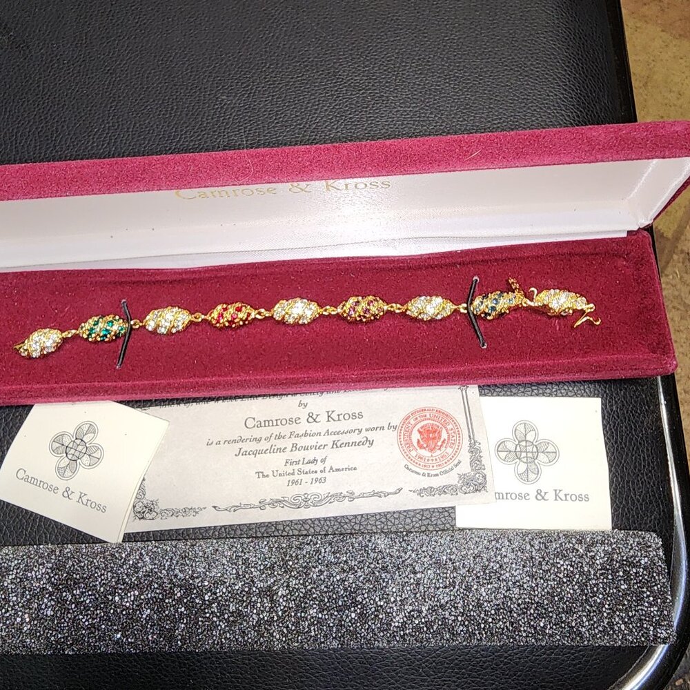 Vintage Camrose & Kross Jacqueline Kennedy Collection Bracelet